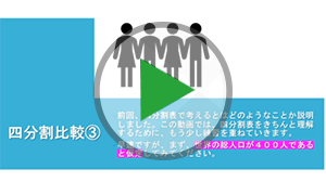 四分割表で比較する3